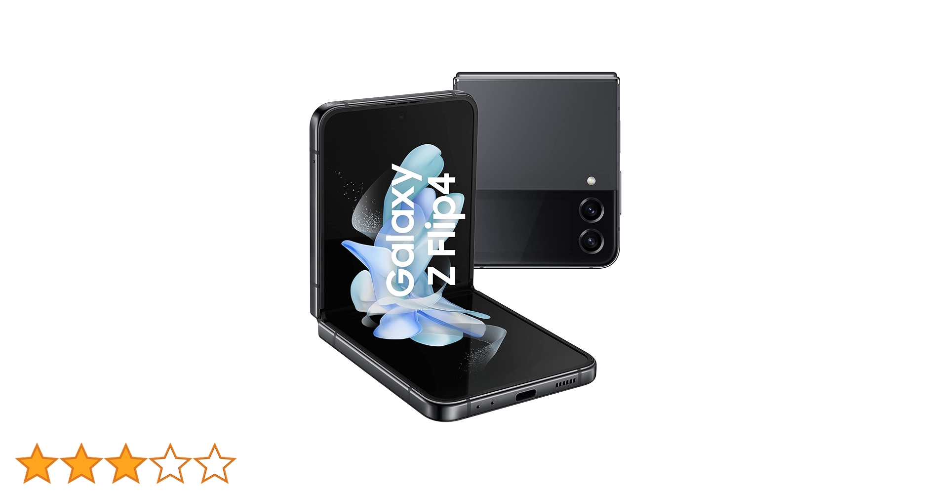 Samsung Galaxy Z Flip4 5G (Graphite, 8GB RAM, 256GB Storage